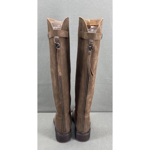 Franco Sarto Heeled Knee High Boots Women’s Size 6.5 Brown Wide Calf - Picture 4 of 10